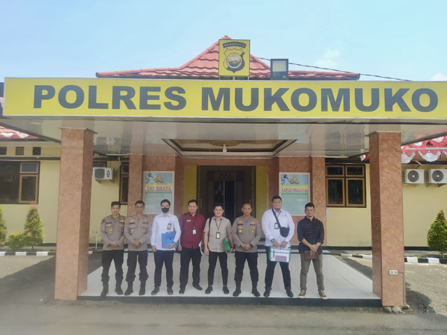 Polres Mukomuko Terima Kunjungan Ombudsman dalam Penilaian Pelayanan Publik
