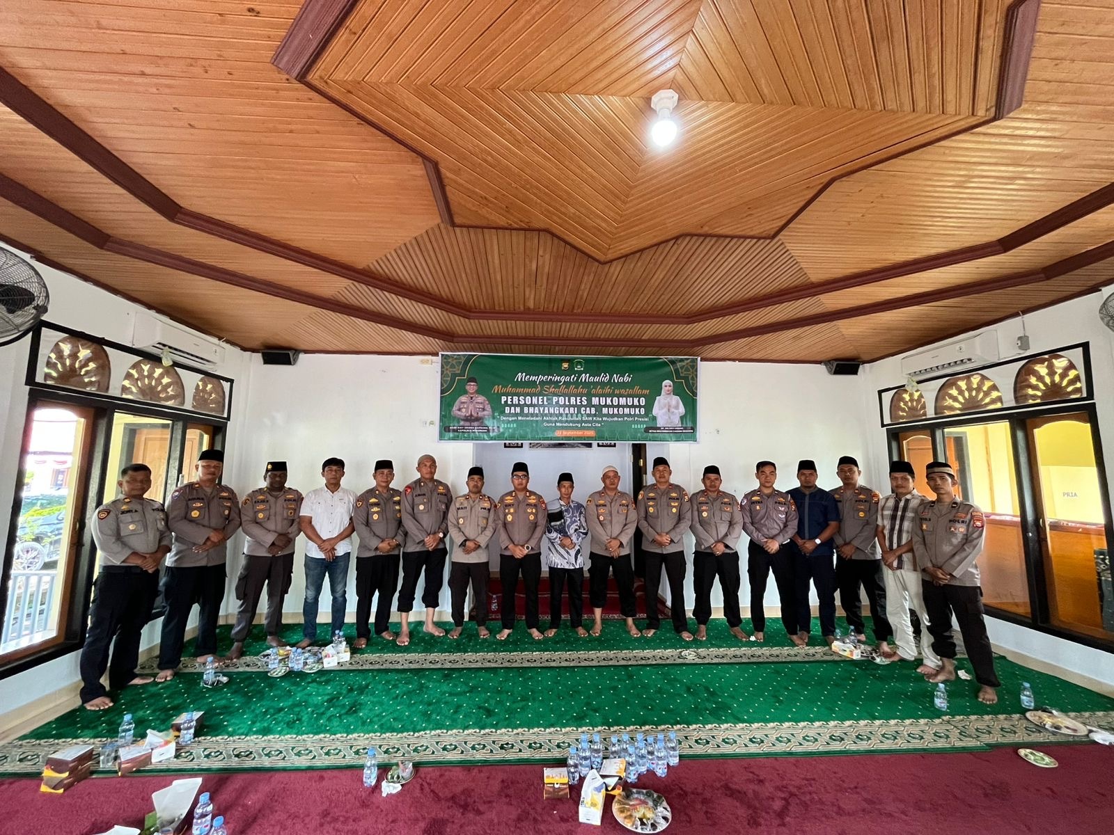 Polres Mukomuko Gelar Peringatan Maulid Nabi Muhammad SAW