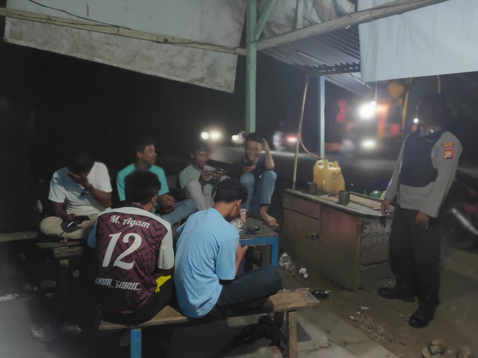 Patroli KRYD, Polsek Teramang Jaya Sampaikan Himbauan Kamtibmas.