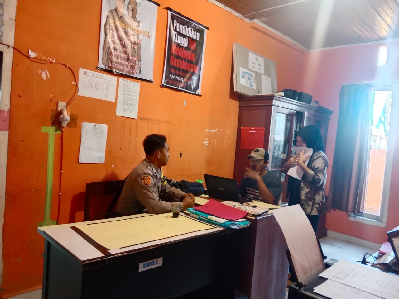 Selalu aktif Jaga Silaturahmi, Bhabinkamtibmas Sambangi Warga Binaan 