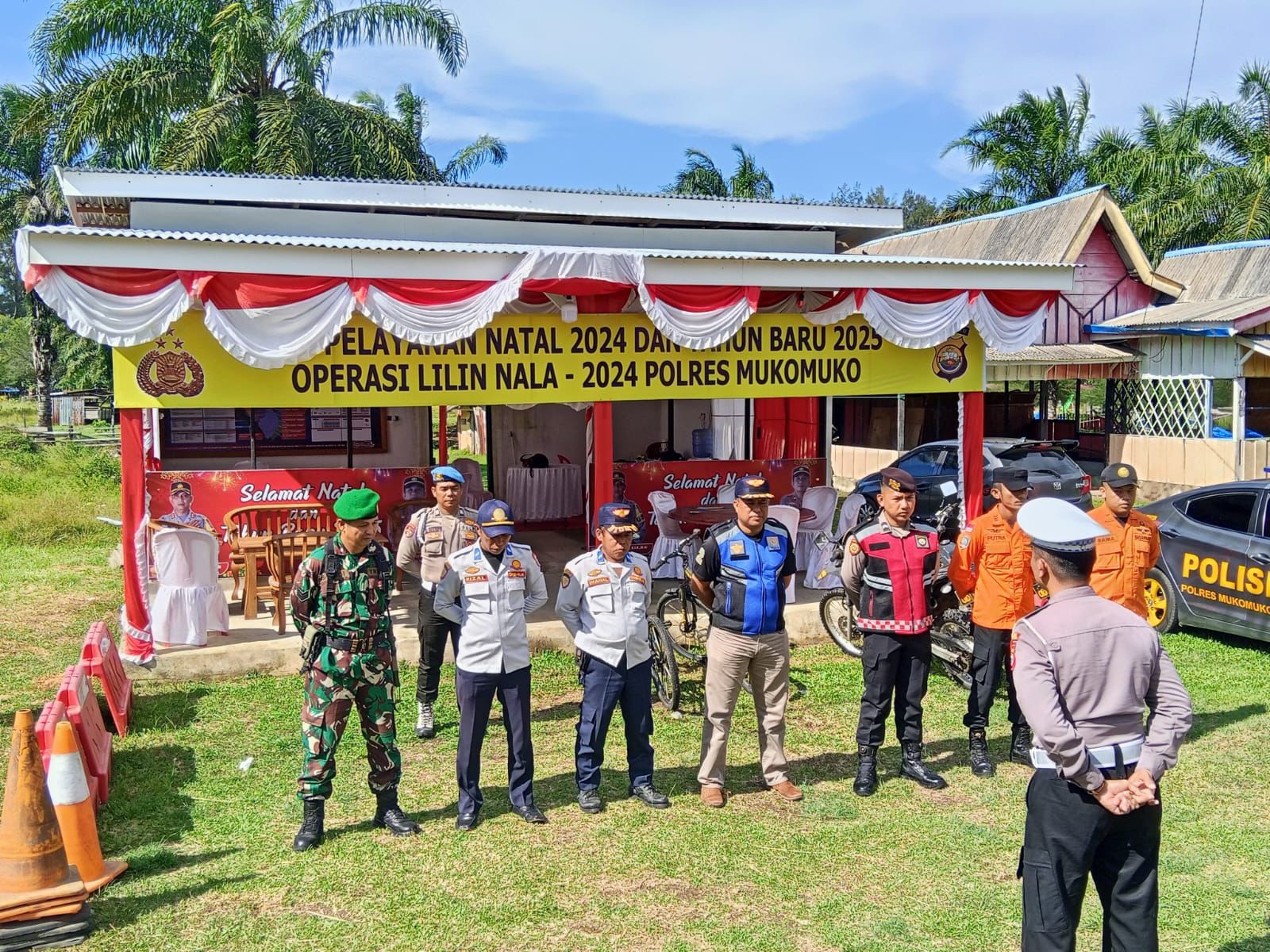 Pengamanan Ops Lilin Nala 2024 Polres Mukomuko,Ciptakan Suasana Aman dan Kondusif
