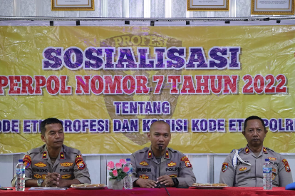 SOSIALISASI PERPOL NOMOR 7 TAHUN 2022