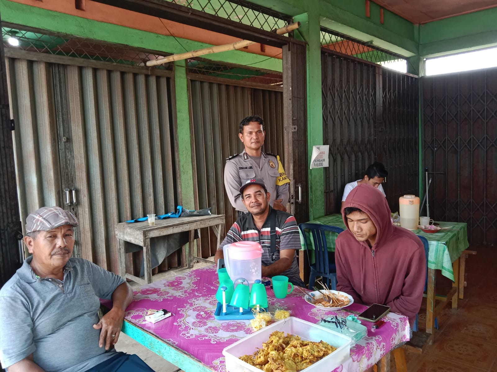 BHABINKAMTIBMAS POLSEK LUBUK PINANGSAMBANGI PEDAGANG PASAR