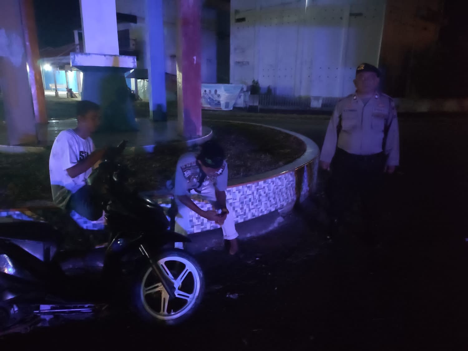 Sat Samapta Laksanakan patroli Untuk Mencegah Terjadinya Balap Liar