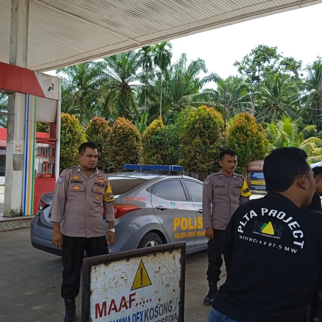 PATROLI KETERSEDIAAN BBM DI SPBU ARAH TIGA